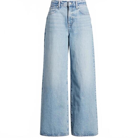 Madewell Denim - Madewell High-Waisted Superwide Leg Jeans Invermere Wash NWT Size 25